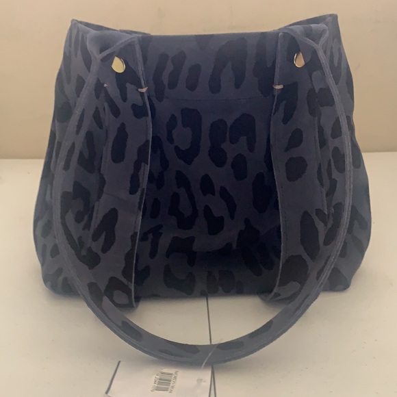 CLARE V. PETIT COUSIN IN MARINE PABLO CAT TOTE BAG - Picture 2 of 11